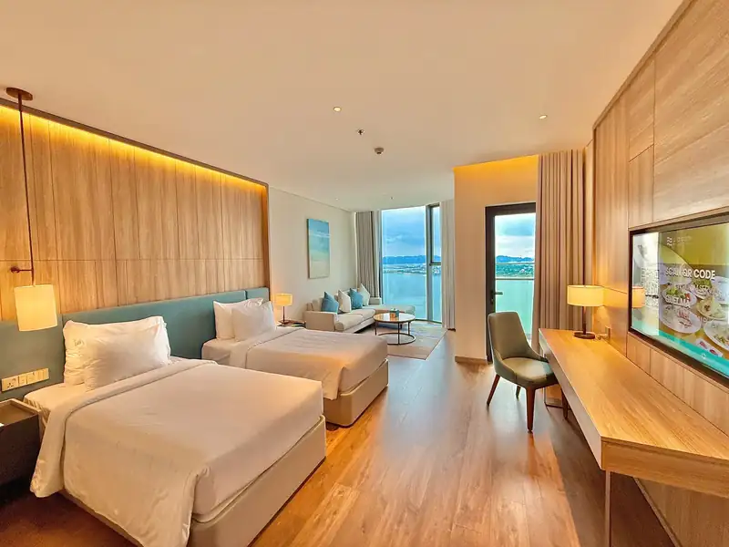 Phòng Executive Bay View 2 giường đơn nhìn vịnh